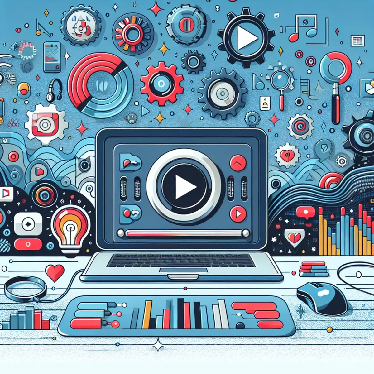 Customized audio player interface on a WordPress site