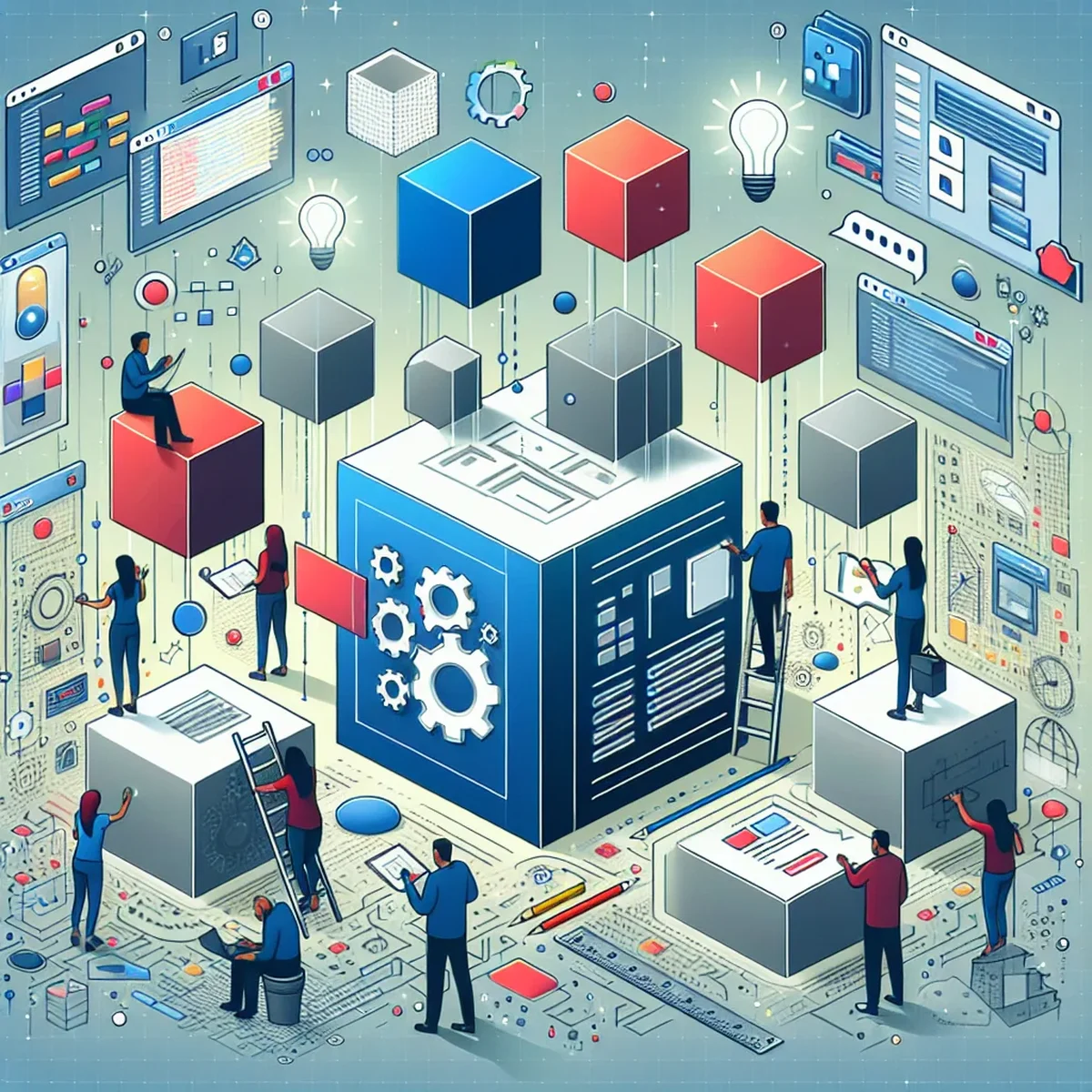A digital marketer editing a website using block themes
