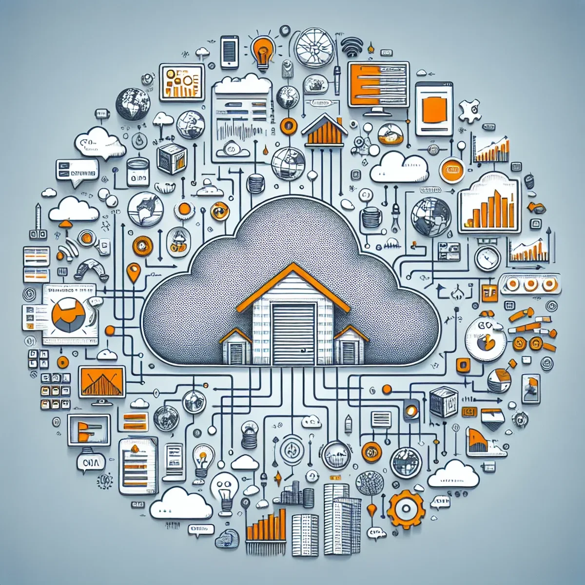 Illustration of Cloudflare APO working with a WordPress website