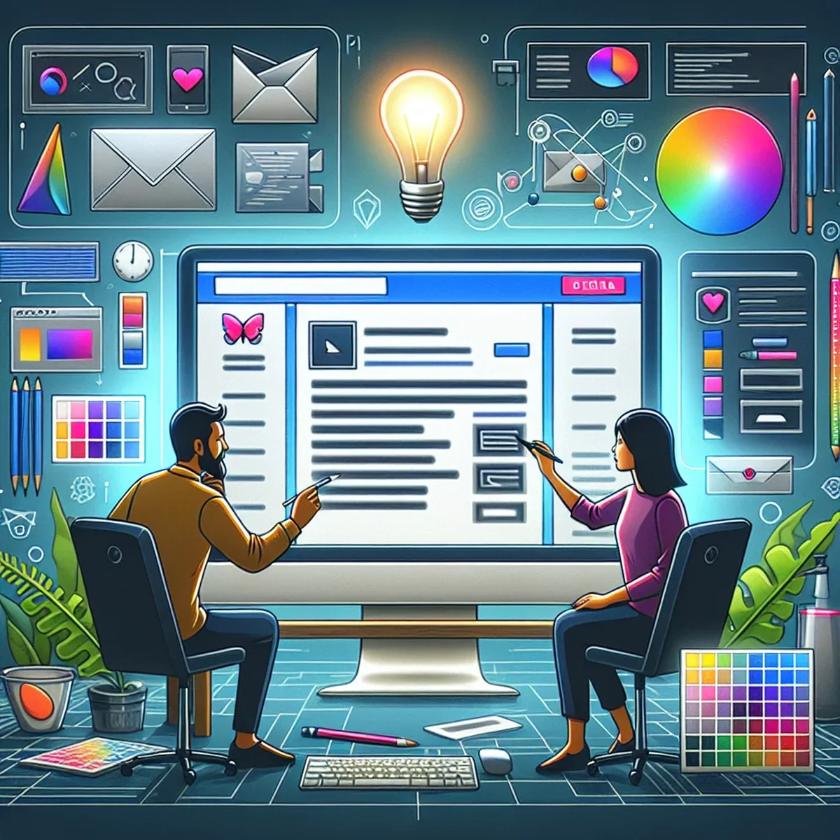 A detailed view of an email customization dashboard in WordPress
