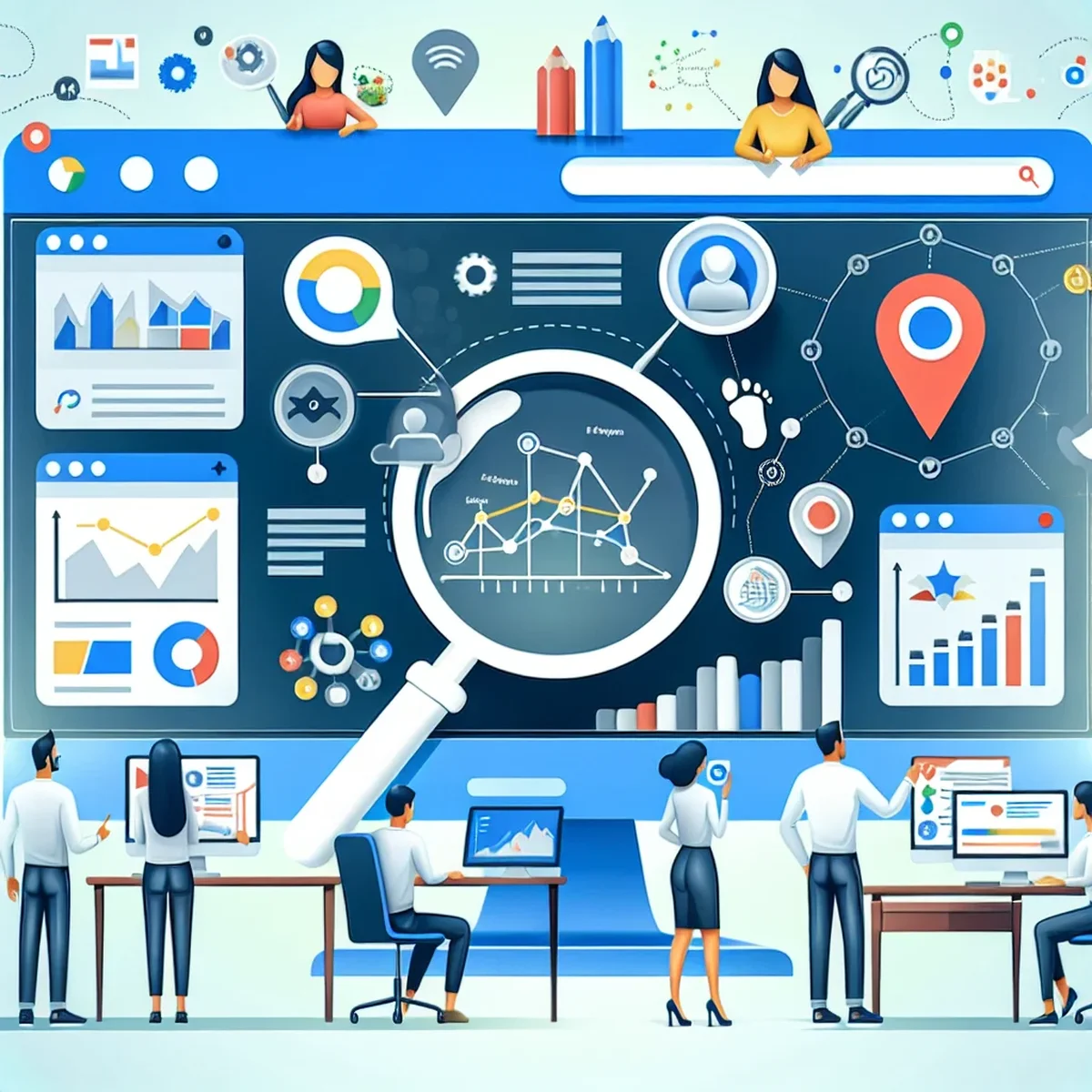 Analytics dashboard showing real-time event tracking