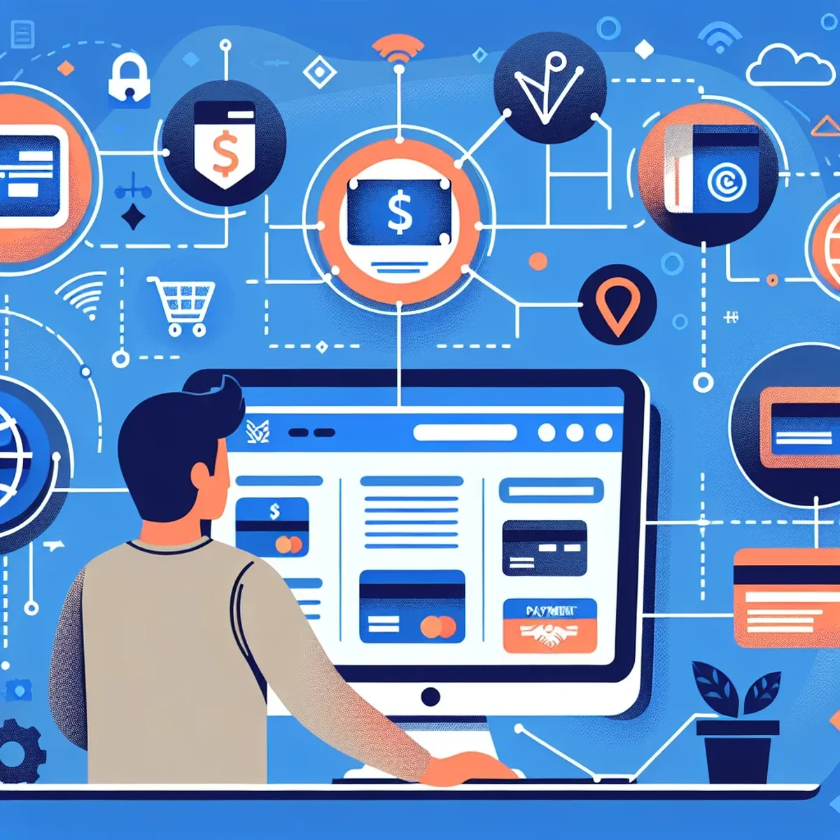 E-commerce professional configuring a WooCommerce payment gateway on a laptop