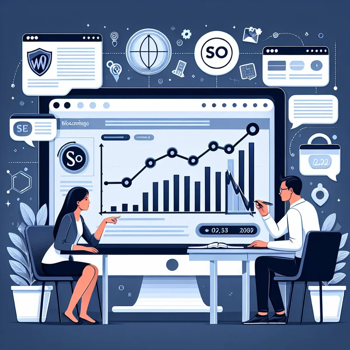 A graph illustrating performance metrics during WooCommerce load testing