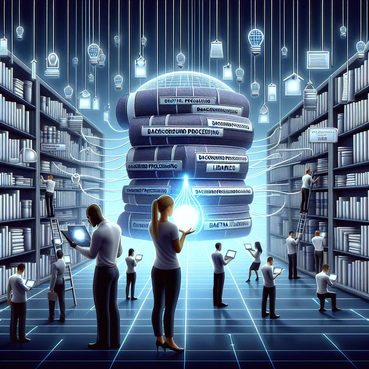 Illustration of data processing in a WordPress website