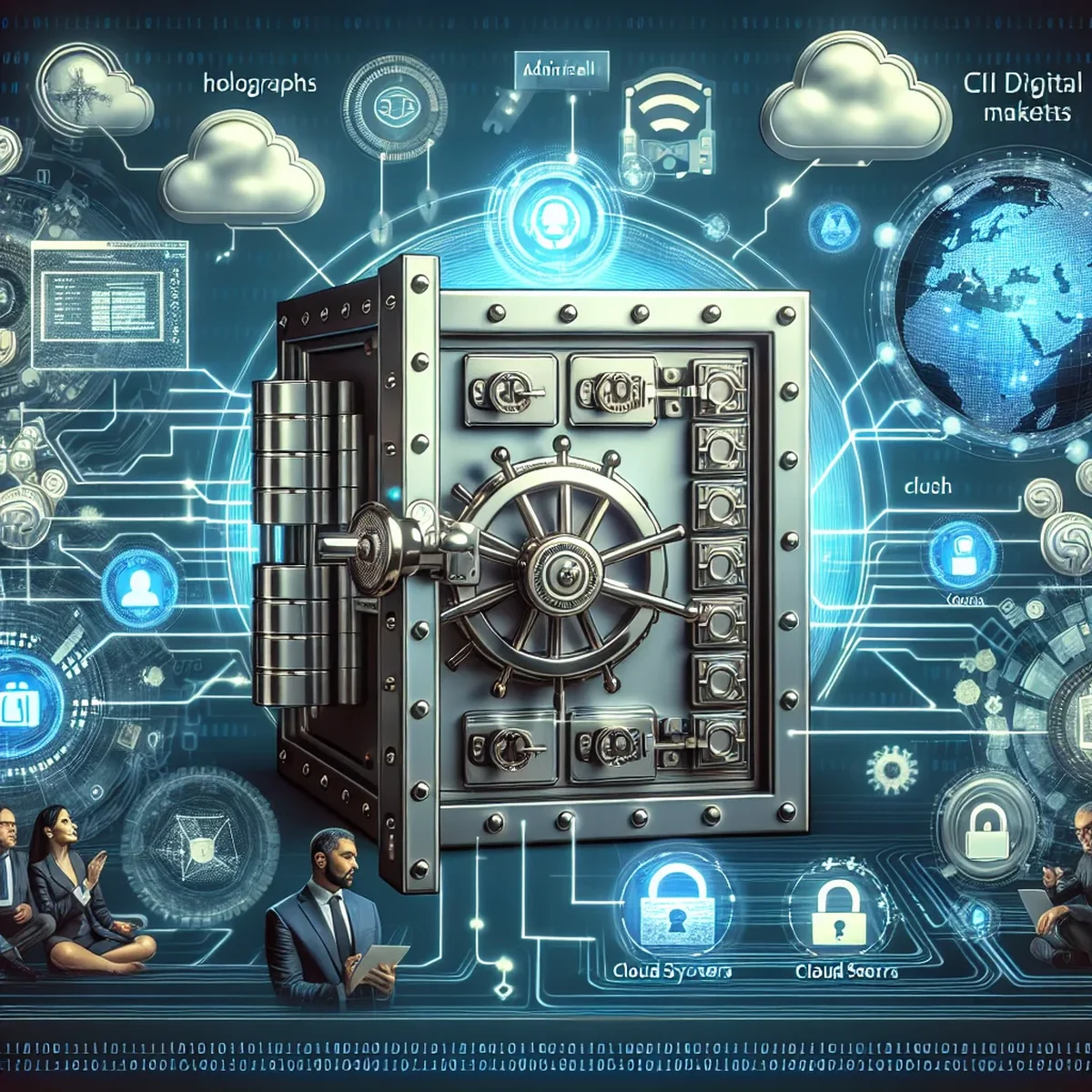 Diagram illustrating secret management in a WordPress CI/CD pipeline