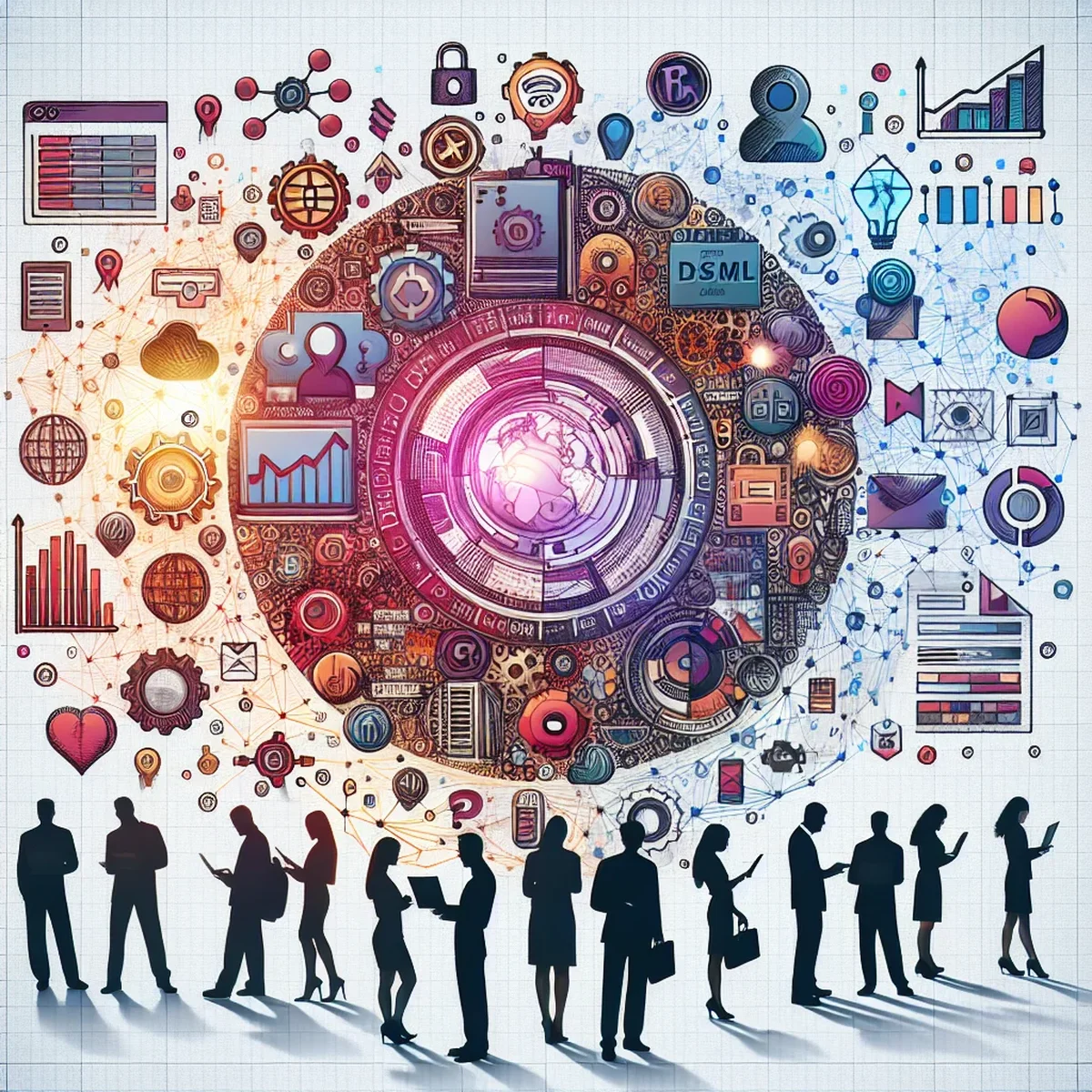 Illustration of data transfer between devices using WordPress