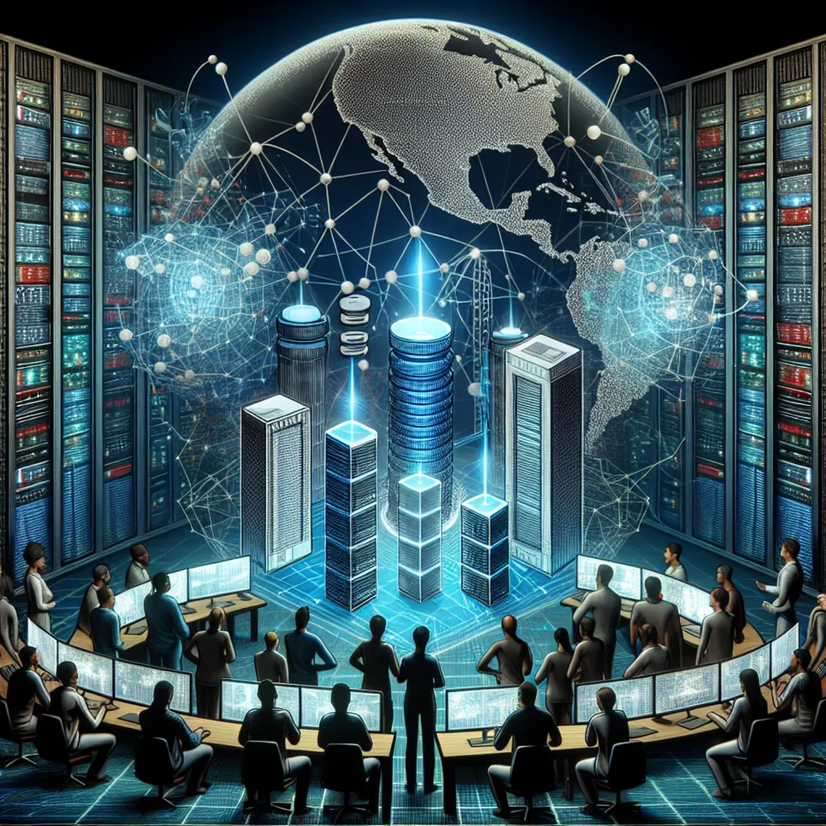 Illustration of a secured WordPress website with a shield symbolizing protection