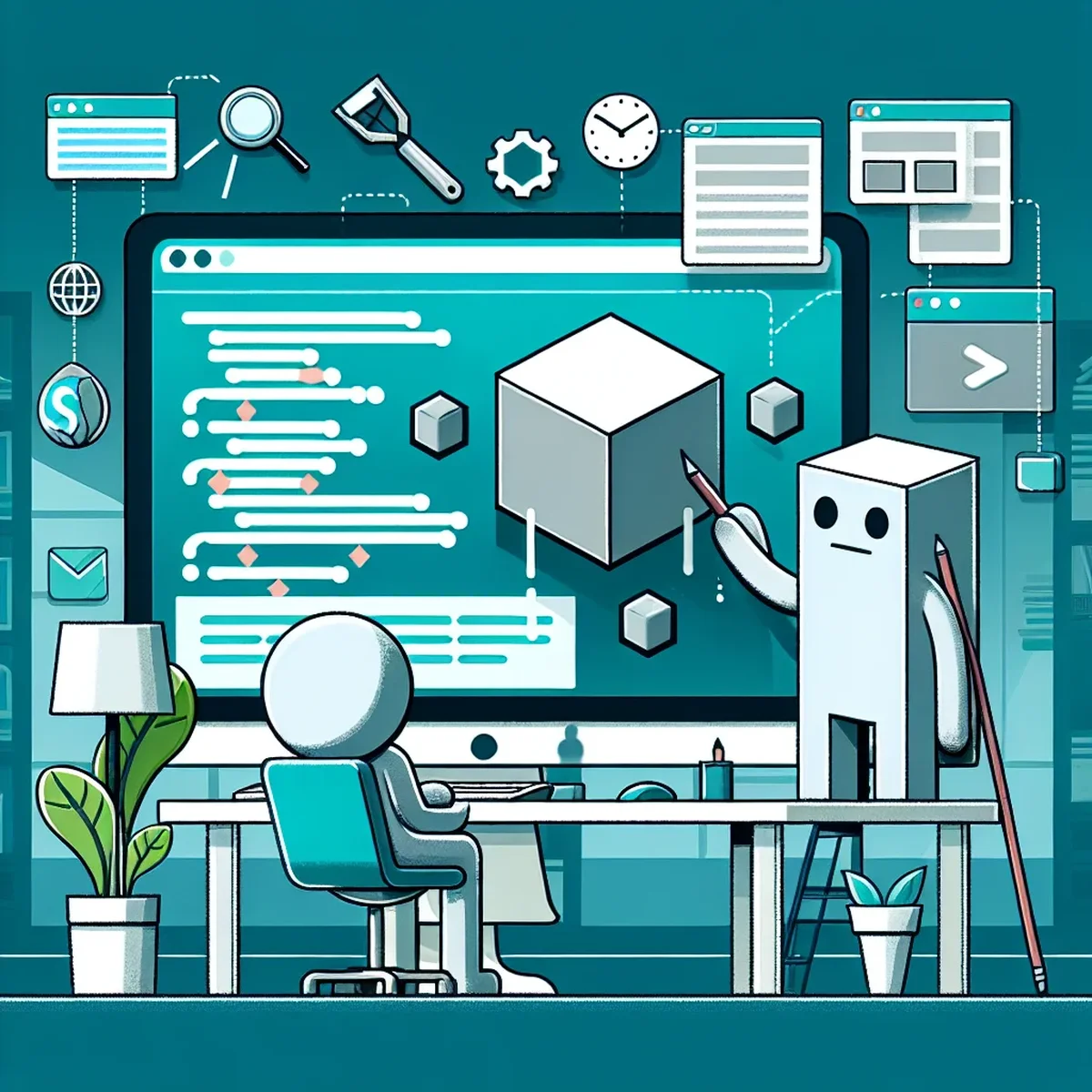 Abstract representation of modern WordPress development