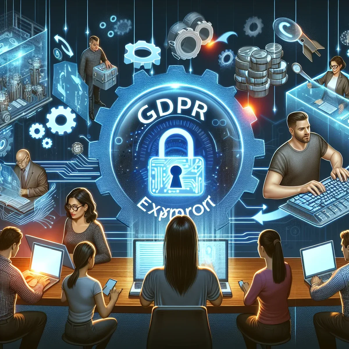 Screenshot of WordPress GDPR Data Export Tool interface