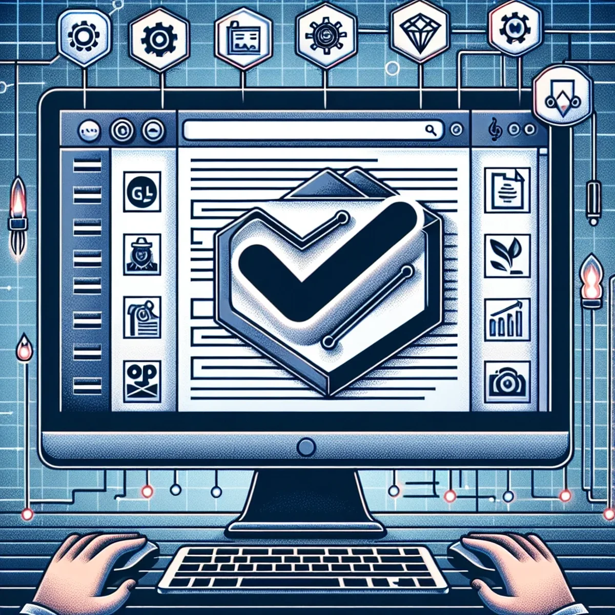 Illustration of a WordPress plugin code with a GPL license document