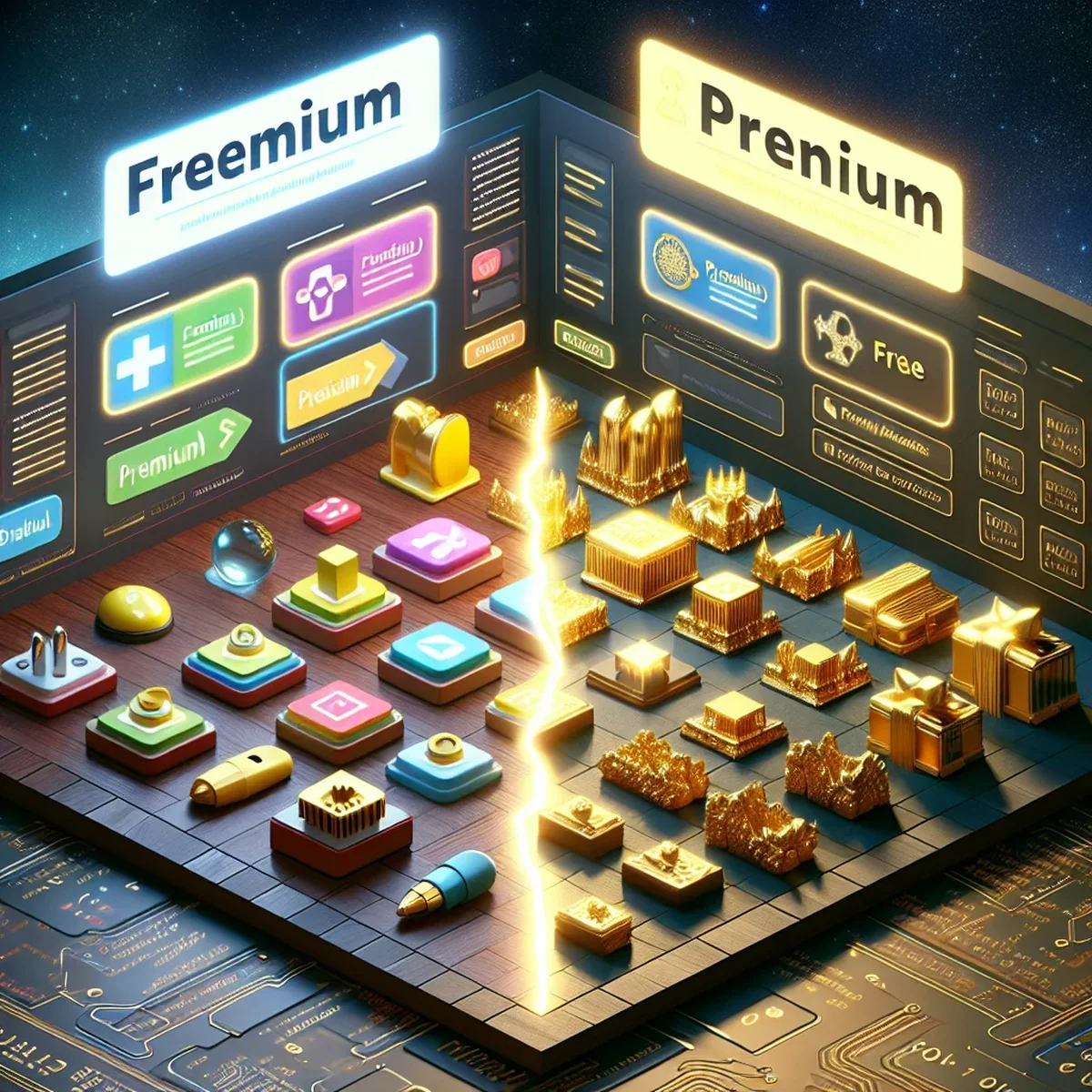A visual comparison of freemium and premium WordPress plugins