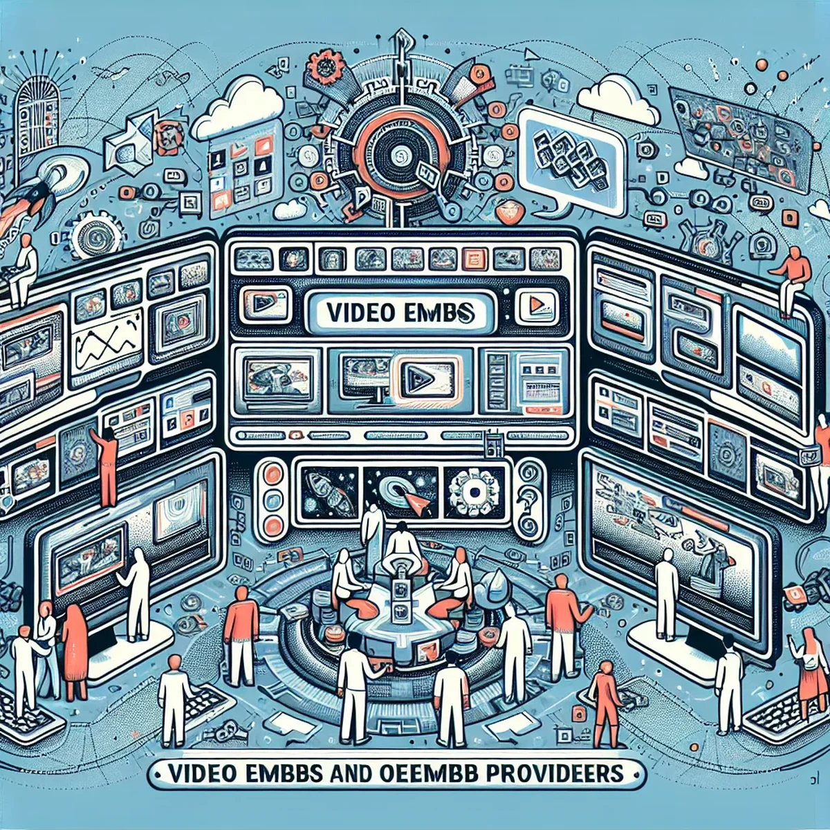 A digital marketing professional embedding a video on a WordPress site