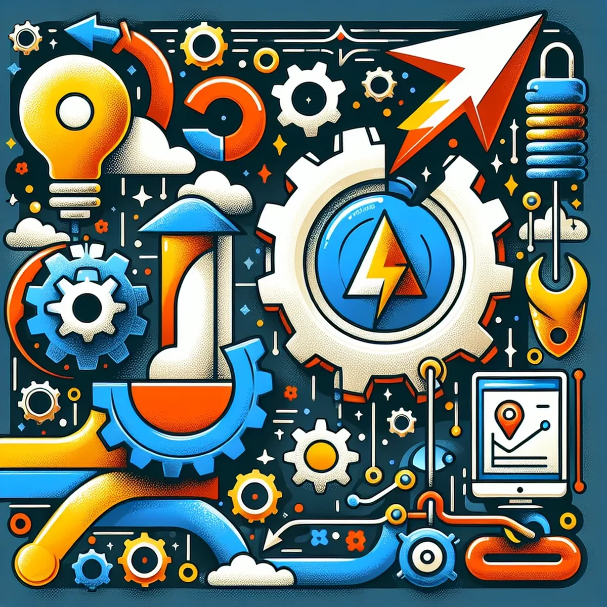 Illustration of WordPress and Zapier connectivity through webhooks